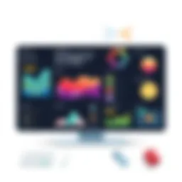 A visually engaging user interface layout showcasing design principles