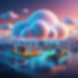 An illustrative diagram showcasing the architecture of SaaS within cloud computing.