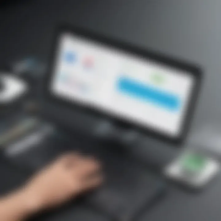 Illustration showcasing seamless expense tracking in QuickBooks 2021
