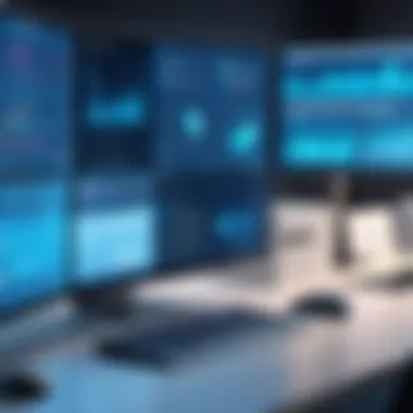 Streamlining Tasks with Automation Software A digital workspace showcasing various automation software