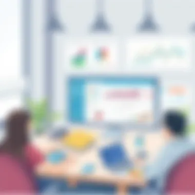 Strategic Planning for Successful App Development Strategic planning session with digital tools