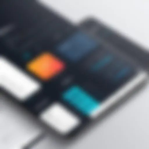 Visual representation of survey templates available on various platforms