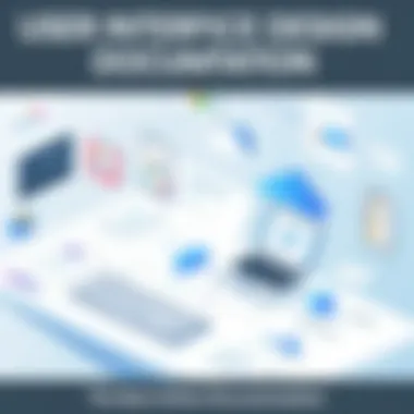 User Interface Design in Documentation Visual representation of user interface design principles for online documentation