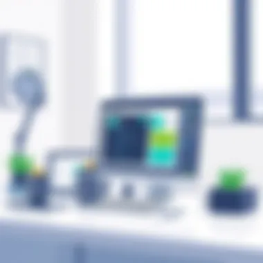 A digital workspace showcasing an online manual creation interface