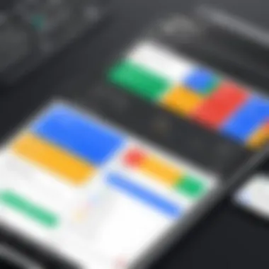 Exploring the Google UX Tools Dashboard A vibrant dashboard showcasing Google UX tools