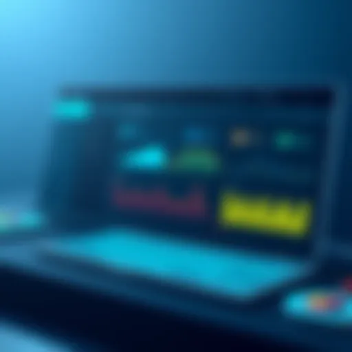 Visual representation of a project management dashboard showcasing tasks and progress