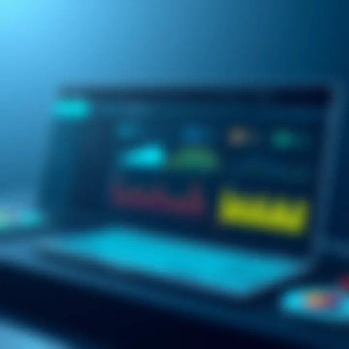 Project Management Dashboard Overview Visual representation of a project management dashboard showcasing tasks and progress