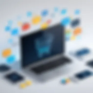 Integrating Ecommerce Tools A conceptual image representing the integration of ecommerce tools and services.