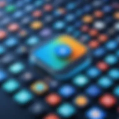 Visual representation of indirect competitors in the app landscape.