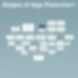 Stages of App Design Flowchart A detailed flowchart depicting the stages of app design