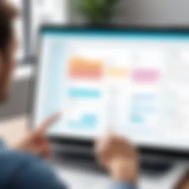 Exploring the User Interface of Asana User interface of Asana showcasing project management tools