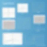 Types of Graph Sheets A detailed illustration of various types of graph sheets including coordinate systems