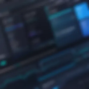 User Interface of No Code Platforms User interface design of a no code platform