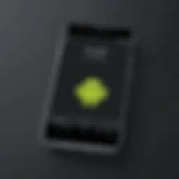 Conceptual illustration of Android push notifications