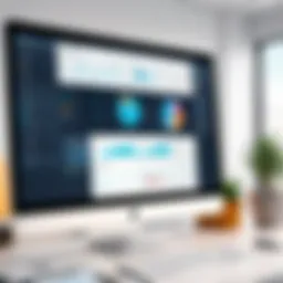 Visual representation of task management features