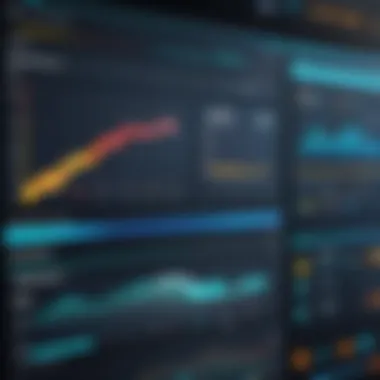 Dashboard Interface Design A visually appealing dashboard interface showcasing various metrics.