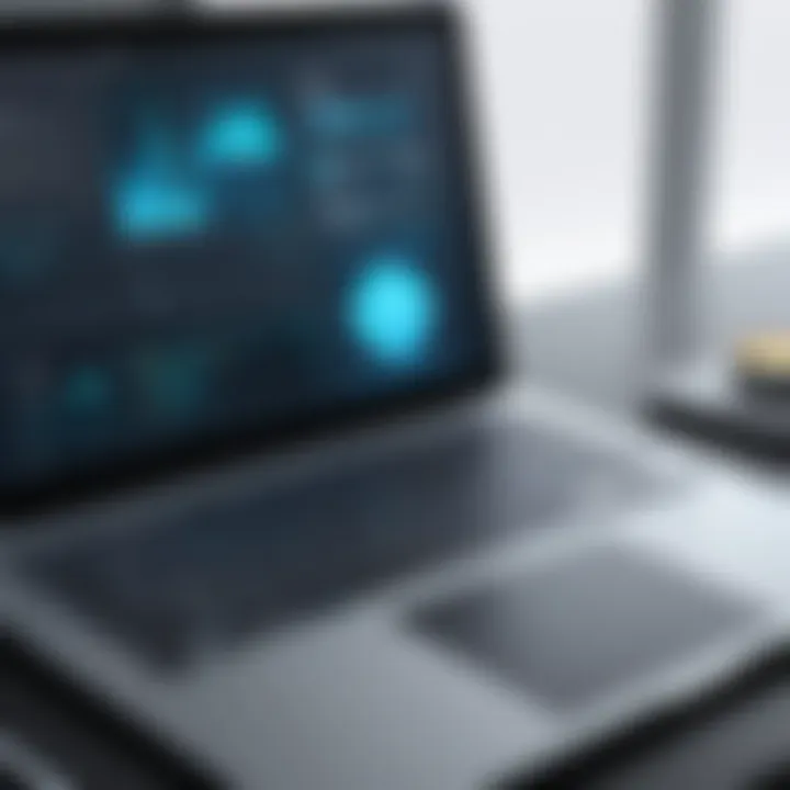 An intuitive interface showcasing design software functionality