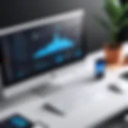 Visual representation of web design trends