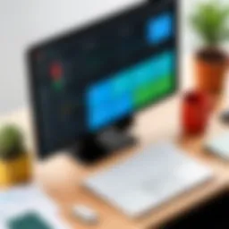 Visual representation of Zoho's no-code platform showcasing its user-friendly interface.
